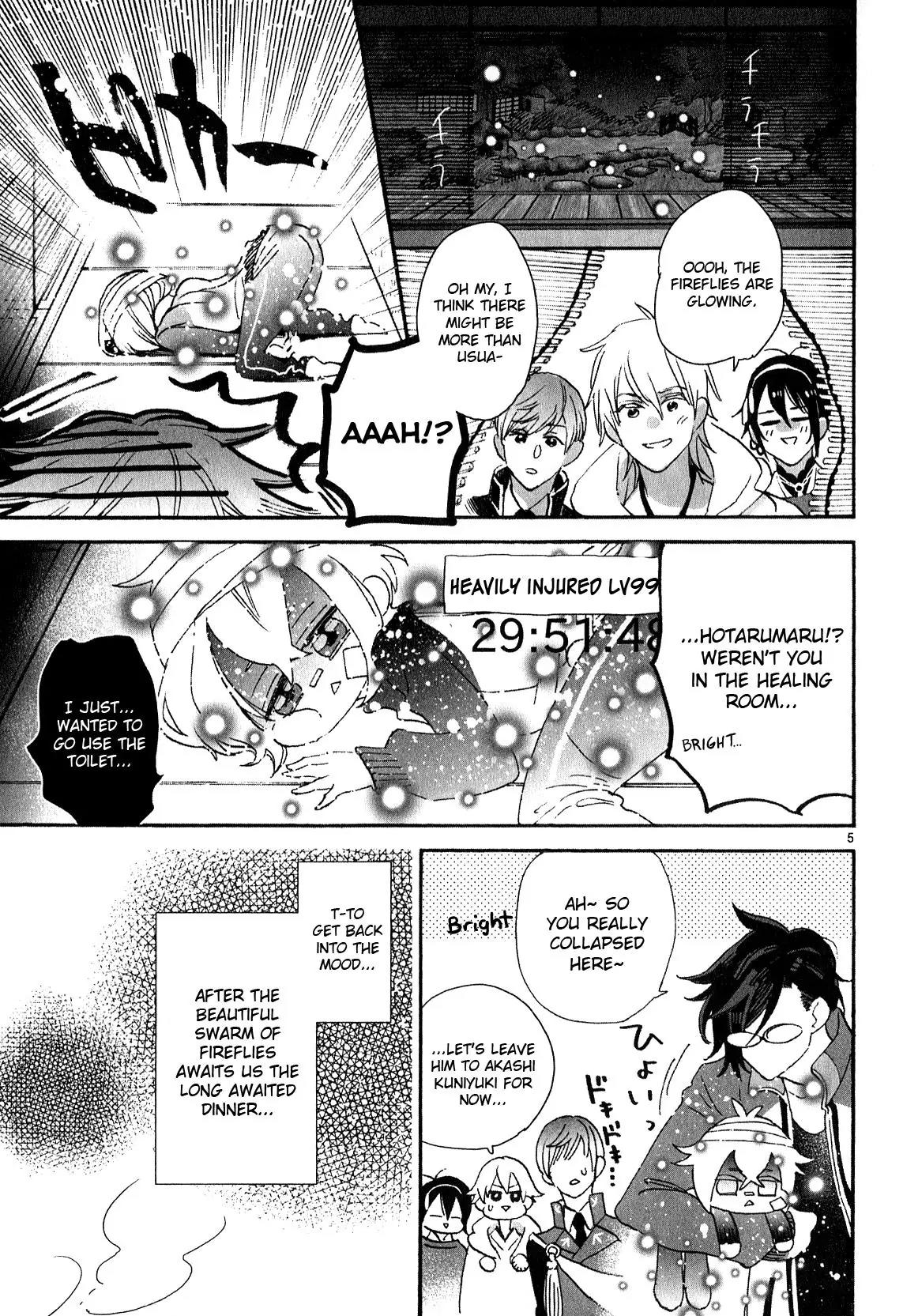 Touken Ranbu Anthology ~ Hibana Mae, Touken Danshi ~ Chapter 7 page 5 - Chapter 7: A Nice Citadel - Feeling Dreamy (by Nagata Ayumi)