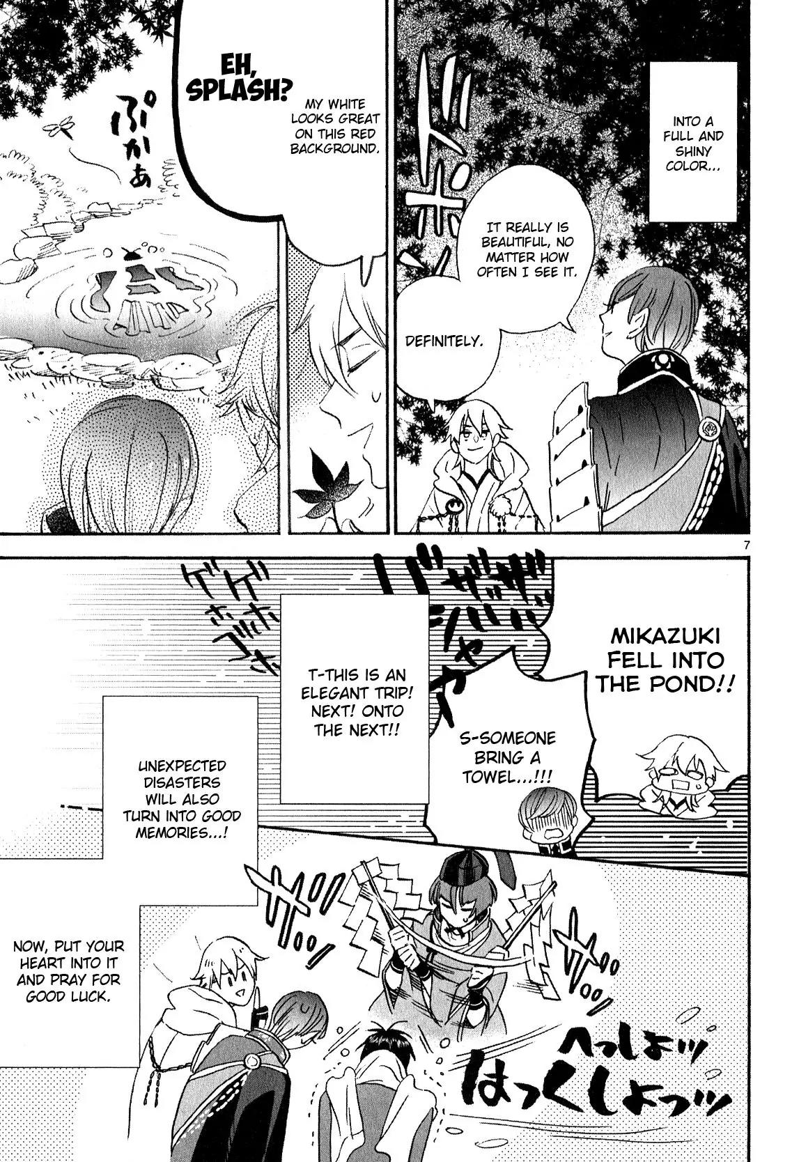 Touken Ranbu Anthology ~ Hibana Mae, Touken Danshi ~ Chapter 7 page 7 - Chapter 7: A Nice Citadel - Feeling Dreamy (by Nagata Ayumi)