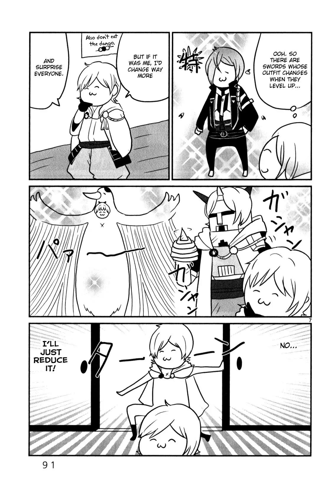 Touken Ranbu Anthology ~ Hibana Mae, Touken Danshi ~ Chapter 9 page 8 - Chapter 9: A Healthy Citadel (by Curry Zawa Kaoru)