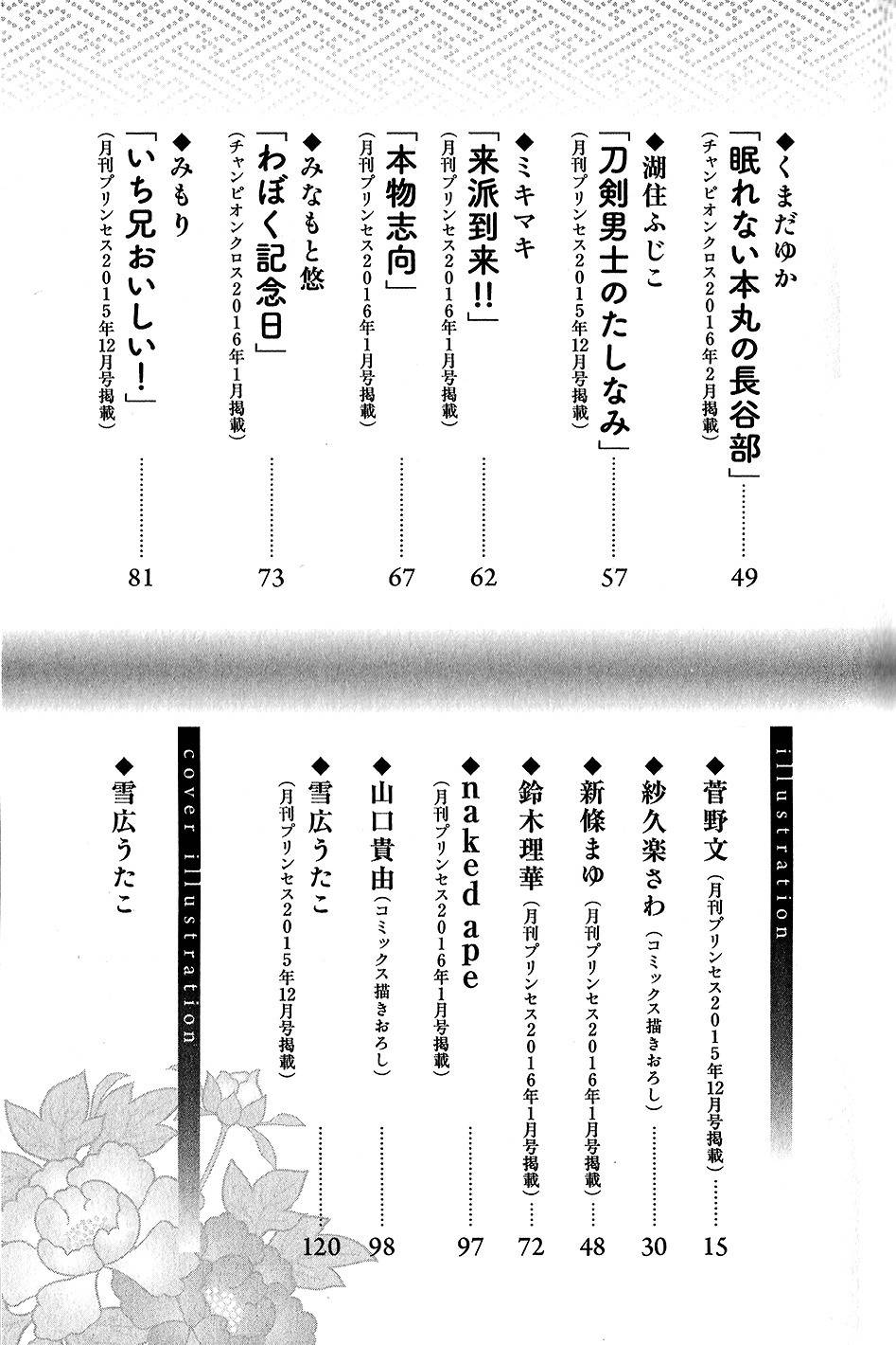 Touken Ranbu Anthology - Preparations for departure! - Chapter 0 page 6 - Chapter 0
