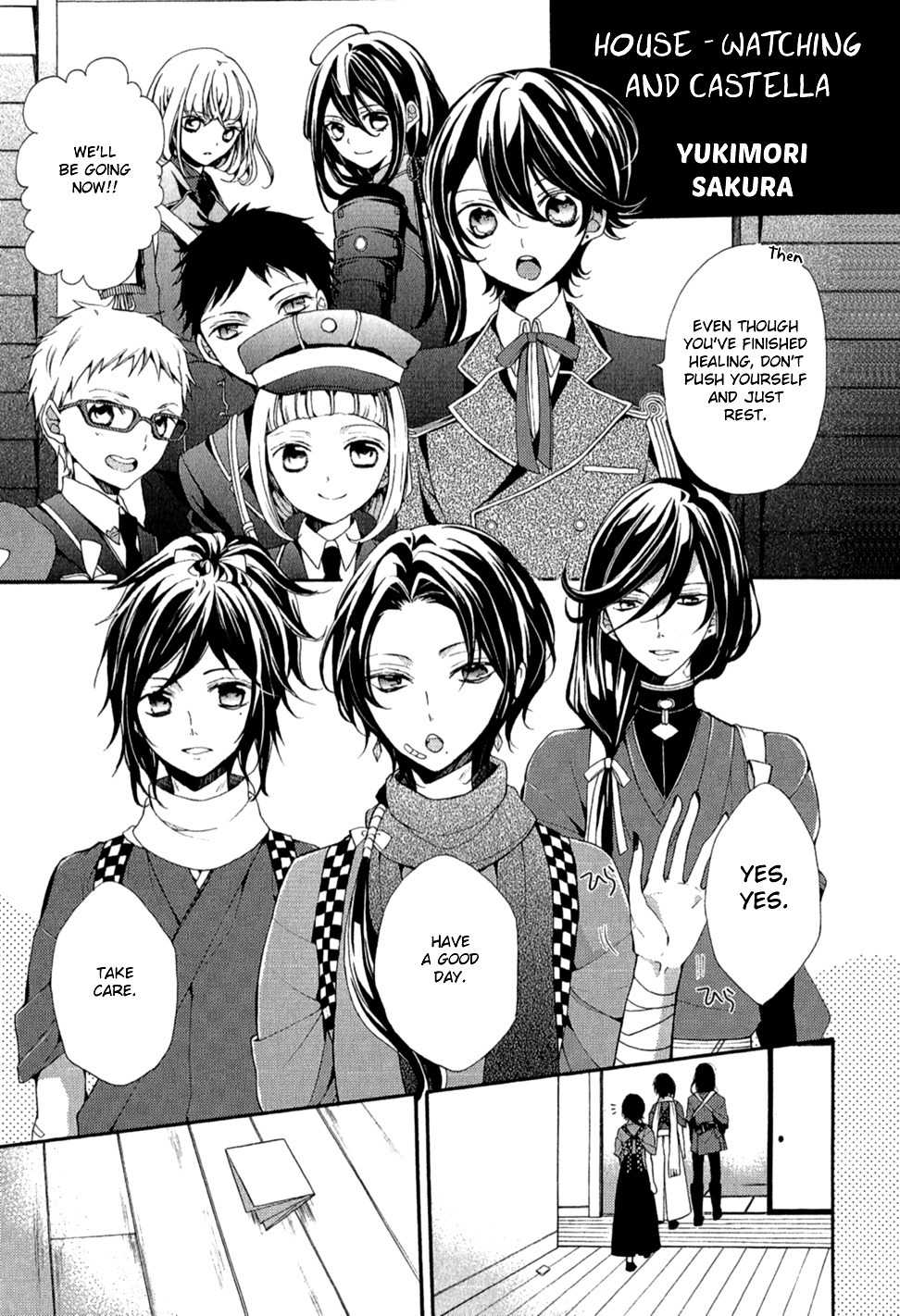 Touken Ranbu Anthology - Preparations for departure! - Chapter 12 page 1 - Chapter 12: House-watching and Castella