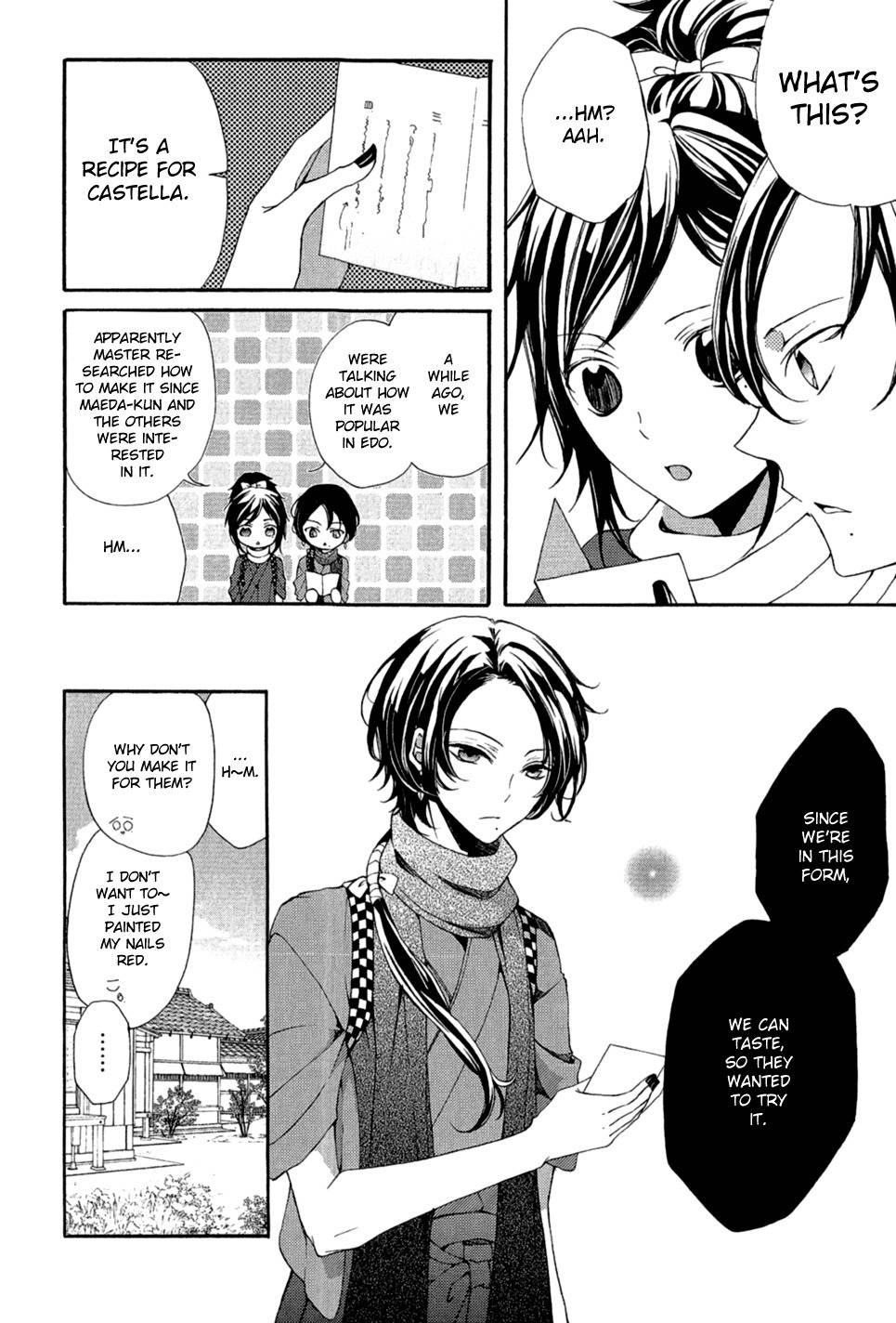 Touken Ranbu Anthology - Preparations for departure! - Chapter 12 page 2 - Chapter 12: House-watching and Castella
