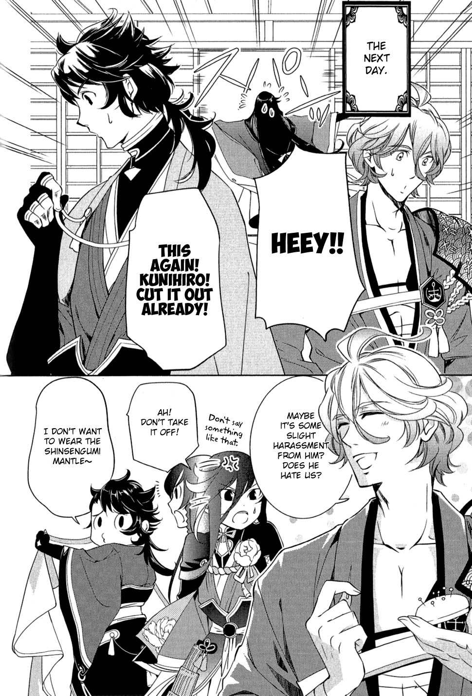 Touken Ranbu Anthology - Preparations for departure! - Chapter 13 page 8 - Chapter 13: Changing Boys