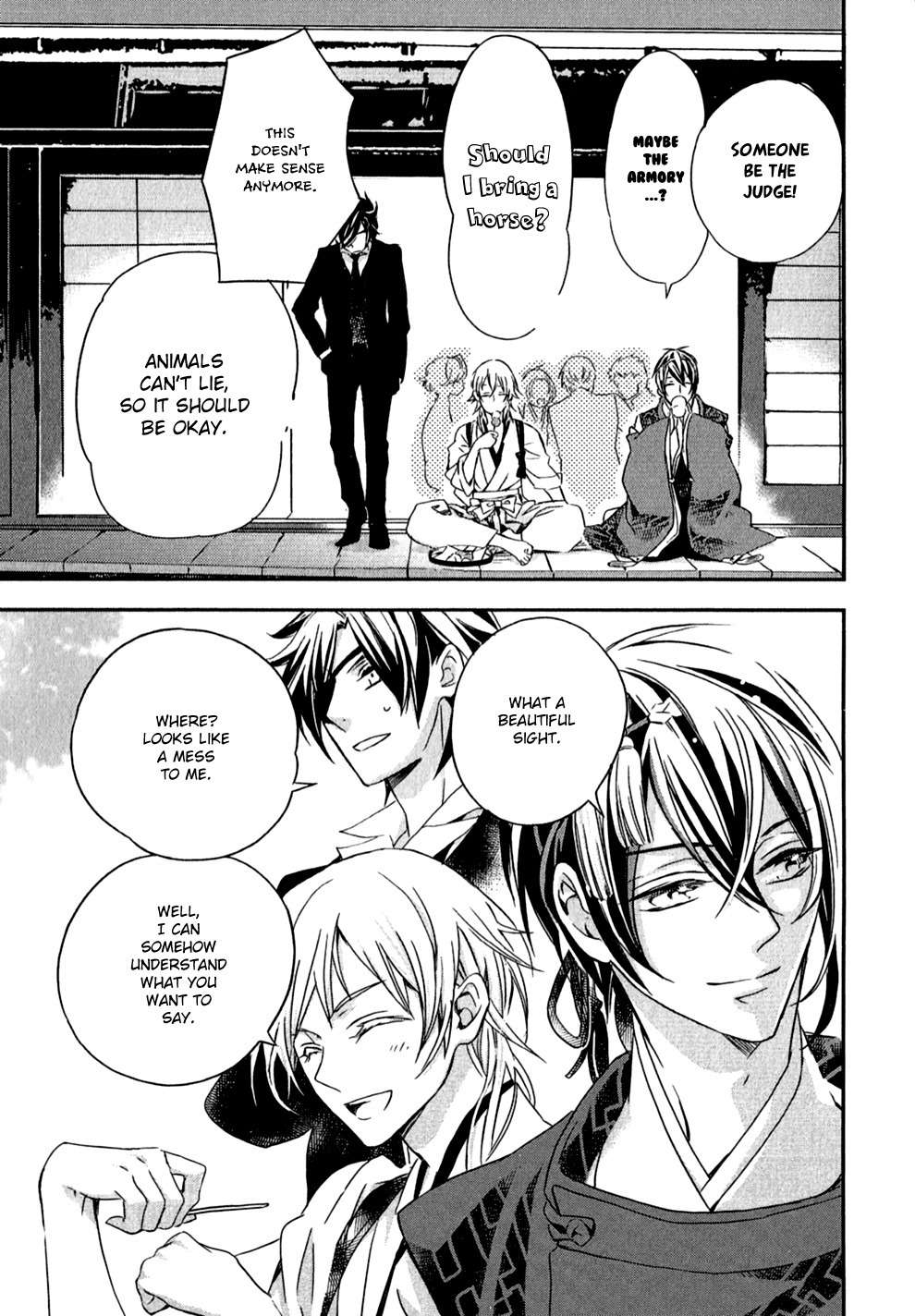 Touken Ranbu Anthology - Preparations for departure! - Chapter 4 page 8 - Chapter 4: Dazzling Swords Competitive Show!