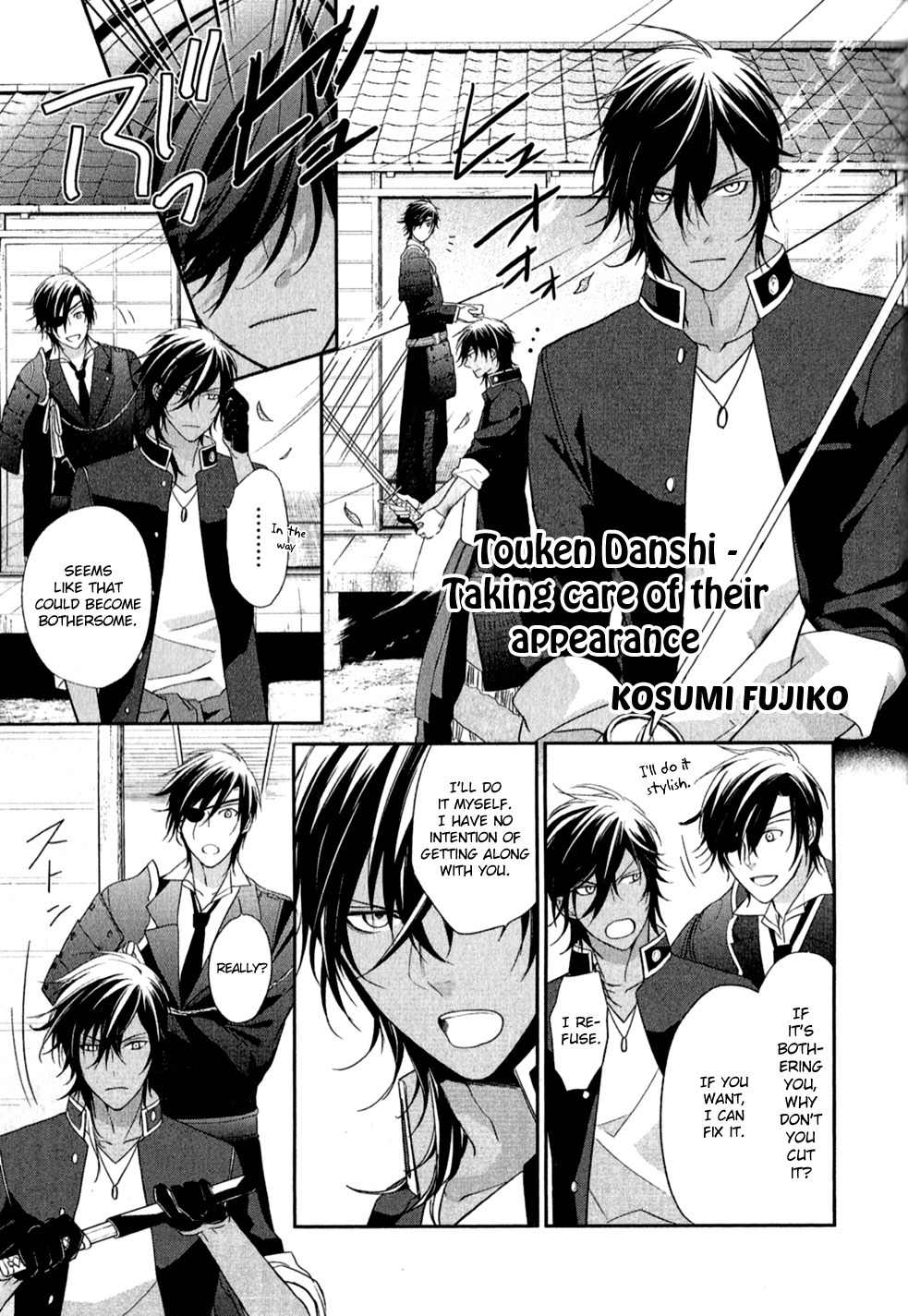 Touken Ranbu Anthology - Preparations for departure! - Chapter 7 page 1 - Chapter 7: Touken Danshi - Taking care of their appearance