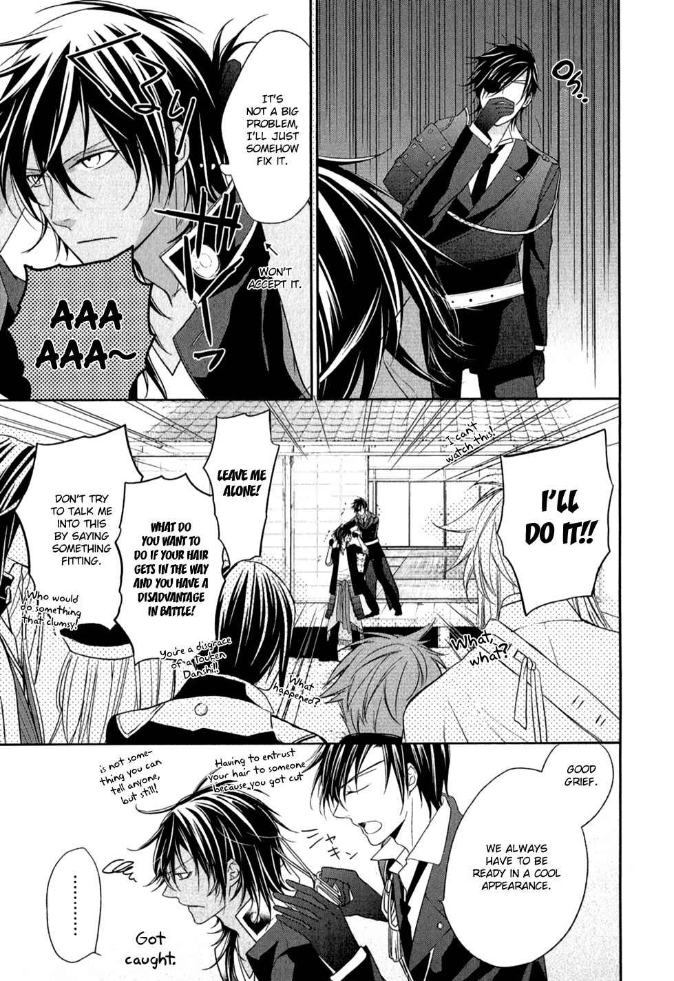 Touken Ranbu Anthology - Preparations for departure! - Chapter 7 page 3 - Chapter 7: Touken Danshi - Taking care of their appearance