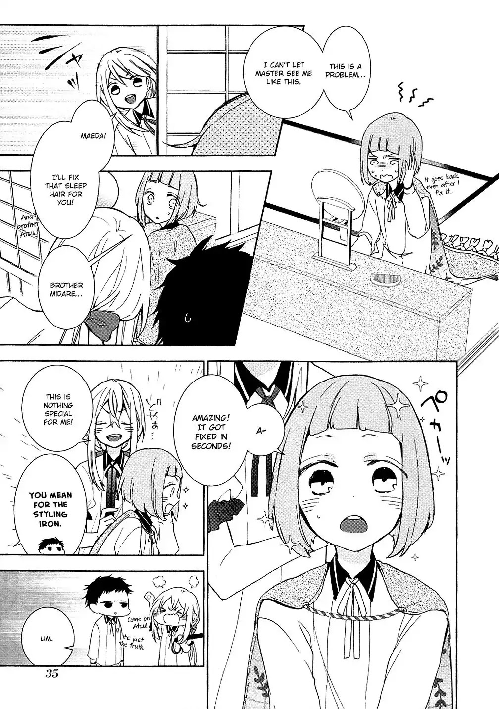 Touken Ranbu Anthology ~ Records of Fresh Breeze~ Chapter 3 page 5 - Chapter 3: Straight Sword Boys / Mikami Ritsuhiro