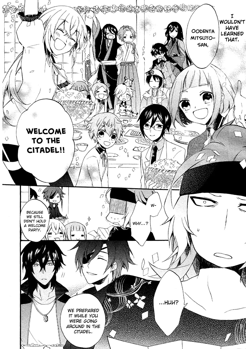 Touken Ranbu Anthology ~ Records of Fresh Breeze~ Chapter 5 page 8 - Chapter 5: Stamp Collecting / Otono Kurumi