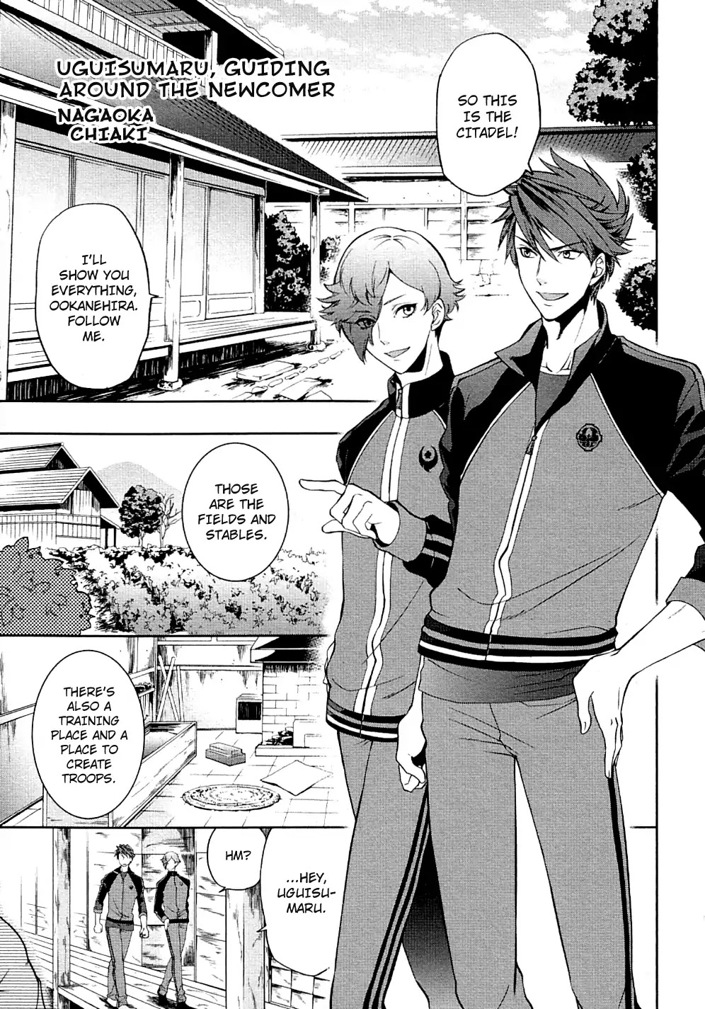 Touken Ranbu Anthology ~ Records of Fresh Breeze~ Chapter 9 page 1 - Chapter 9: Uguisumaru, Guiding Around the Newcomer / Nagaoka Chiaki