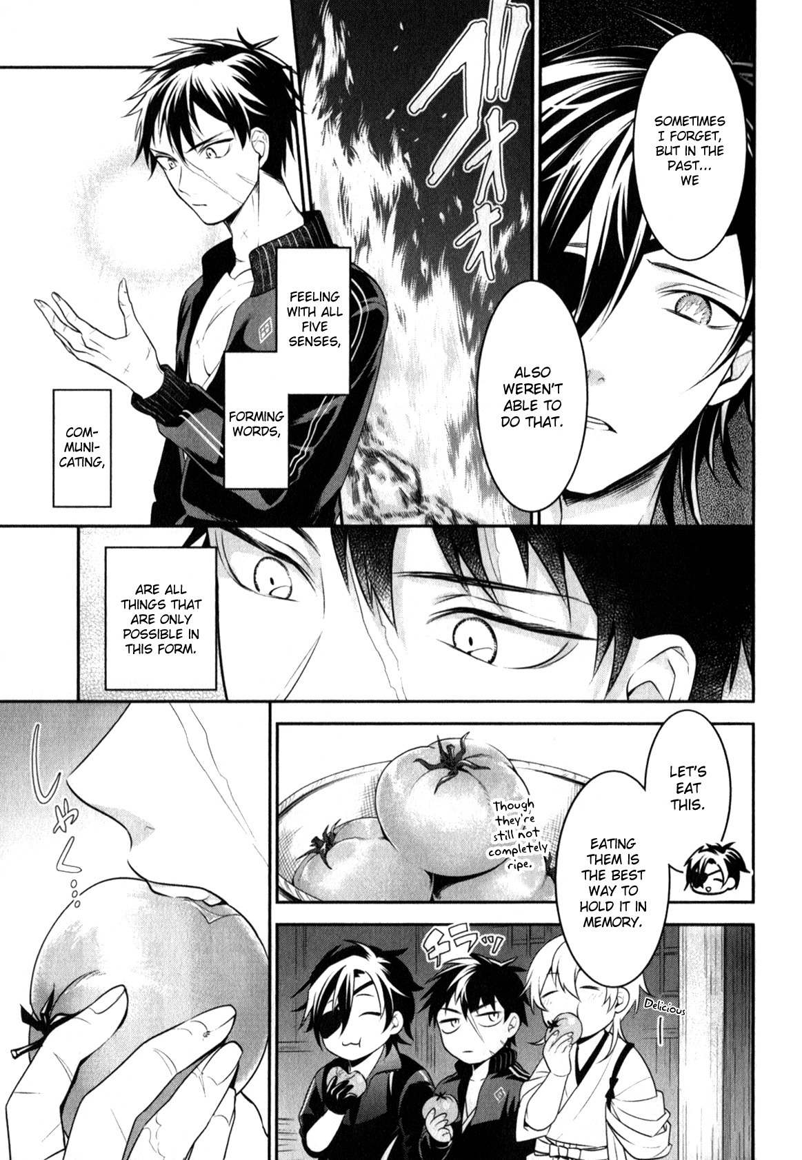Touken Ranbu Anthology ~ SQEX Formation ~ Chapter 12 page 11 - Chapter 12: The Form of a Human (by Matsuki Tou)