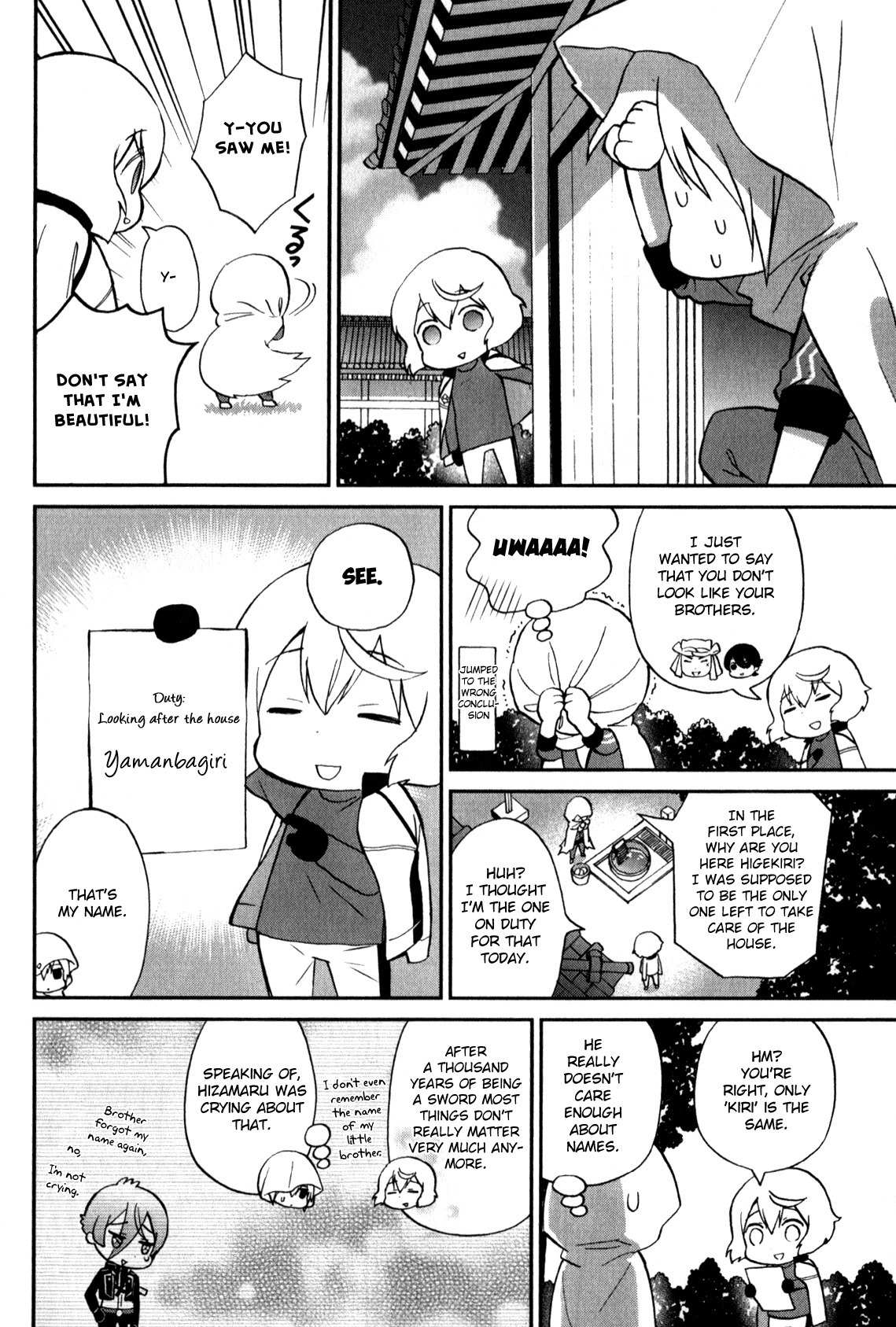 Touken Ranbu Anthology ~ SQEX Formation ~ Chapter 3 page 2 - Chapter 3: Brothers x Brothers (by Majiko!)