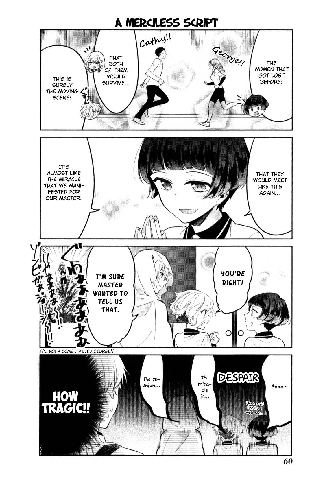 Touken Ranbu Anthology ~ SQEX Formation ~ Chapter 5 page 8 - Chapter 5: Touken Danshi and Horror Movies and (by Takamatsu Tsubasa)