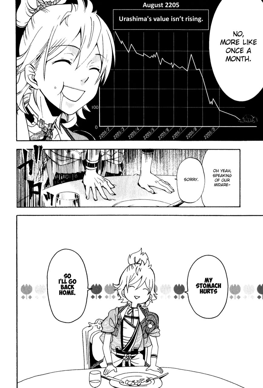 Touken Ranbu Anthology ~ Touken Danshi Makuaigeki ~ Chapter 6 page 10 - Chapter 6 : Benvenuto to the Palace of the Dragon King!