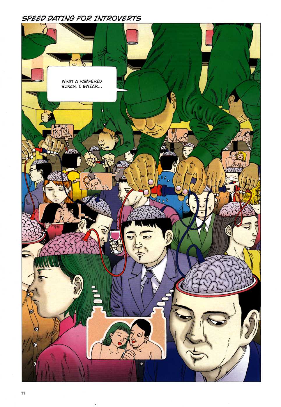 Toukou Tochuu no Deaigashira no Guuzen Kiss wa Ariuru? Jikken Chapter 10 page 1 - Chapter 10: Speed Dating for Introverts