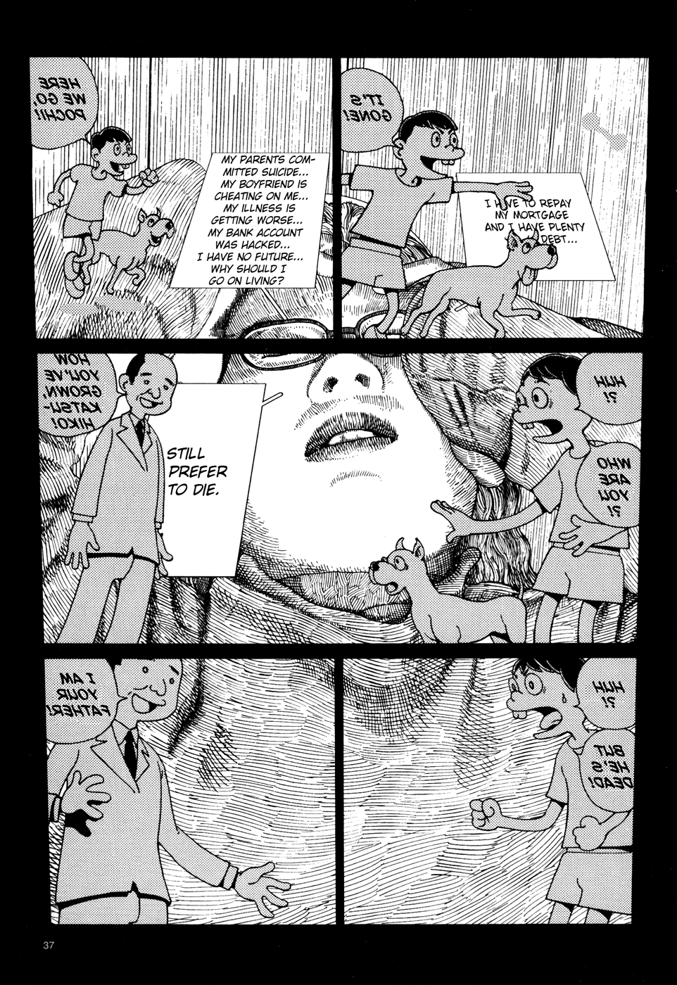 Toukou Tochuu no Deaigashira no Guuzen Kiss wa Ariuru? Jikken Chapter 23 page 3 - Chapter 23: The Last Moments of a Manga Artist