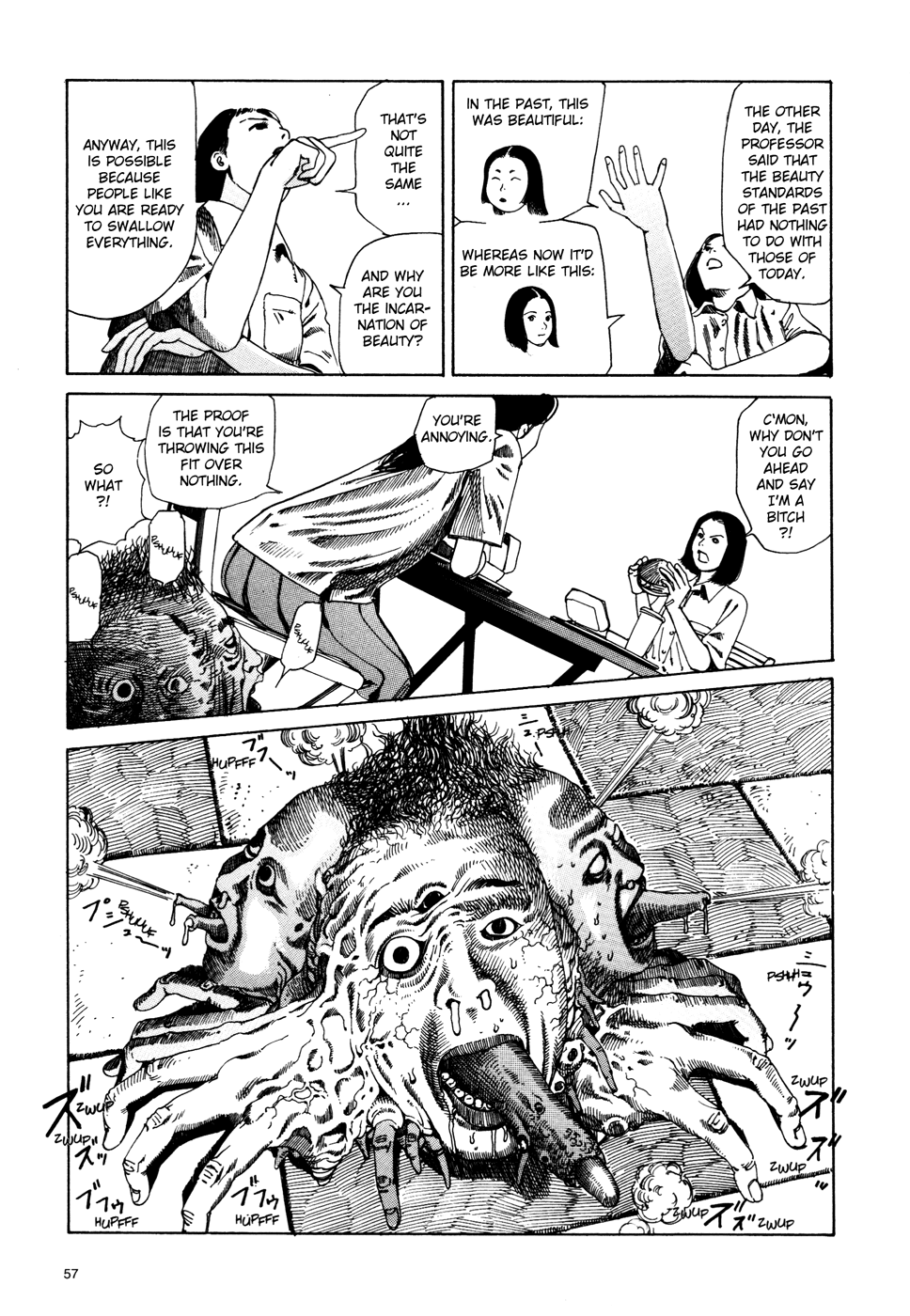Toukou Tochuu no Deaigashira no Guuzen Kiss wa Ariuru? Jikken Chapter 28 page 3 - Chapter 28: Burgers
