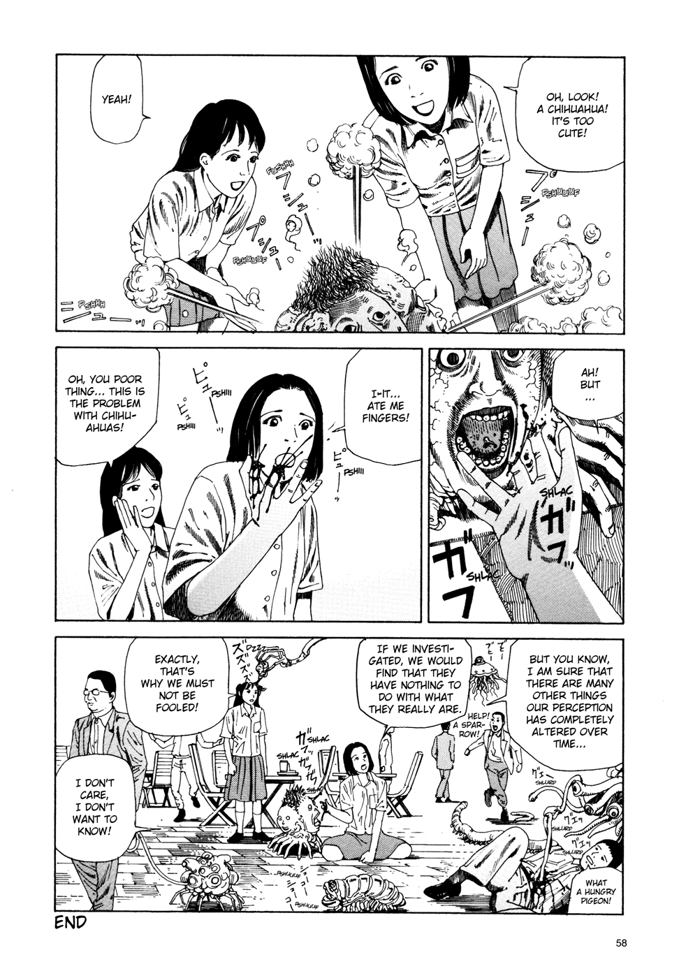 Toukou Tochuu no Deaigashira no Guuzen Kiss wa Ariuru? Jikken Chapter 28 page 4 - Chapter 28: Burgers