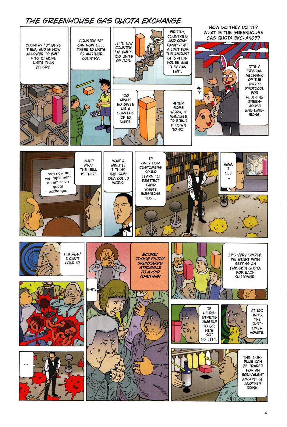 Toukou Tochuu no Deaigashira no Guuzen Kiss wa Ariuru? Jikken Chapter 3 page 1 - Chapter 3: The Greenhouse Gas Quota Exchange