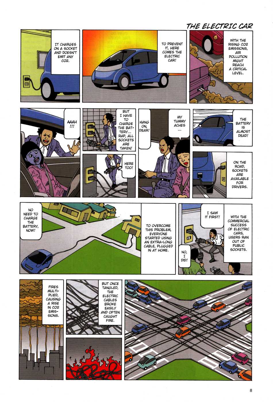 Toukou Tochuu no Deaigashira no Guuzen Kiss wa Ariuru? Jikken Chapter 7 page 1 - Chapter 7: The Electric Car