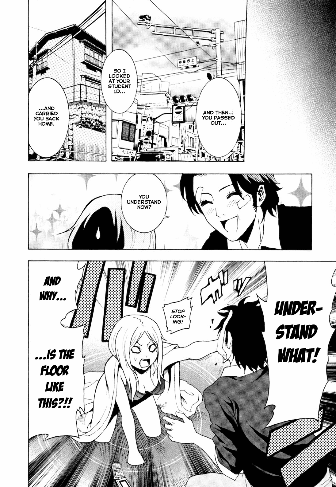 Toukyou ESP Chapter 1 page 22 - Chapter 1: The Girl Who Falls Through Floors