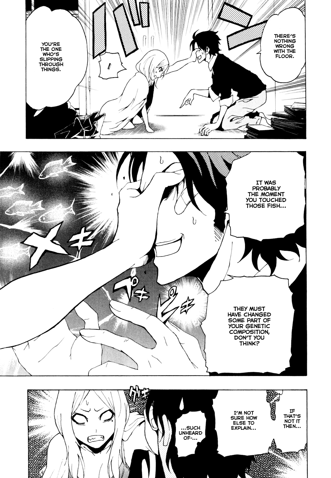 Toukyou ESP Chapter 1 page 23 - Chapter 1: The Girl Who Falls Through Floors