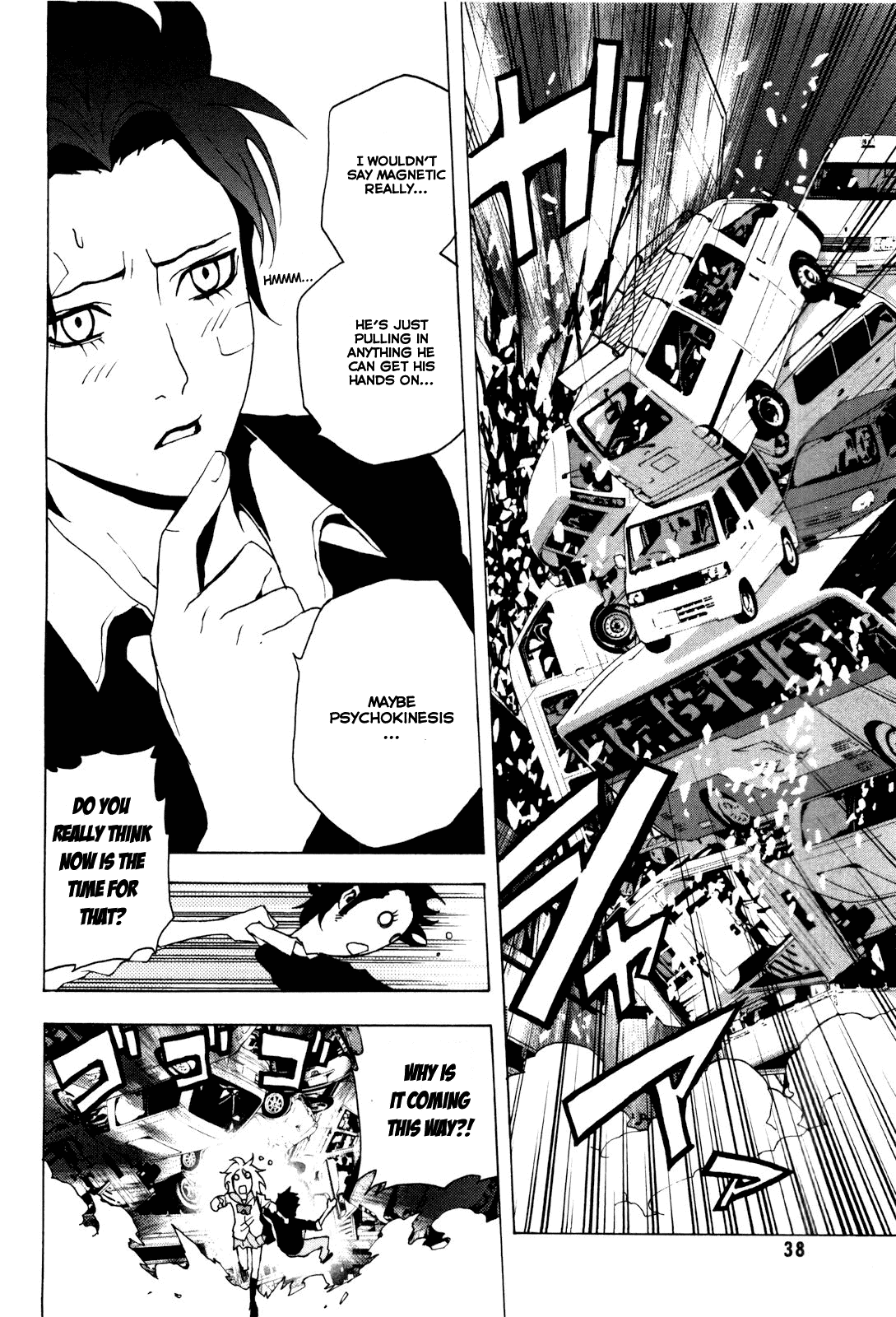 Toukyou ESP Chapter 1 page 37 - Chapter 1: The Girl Who Falls Through Floors