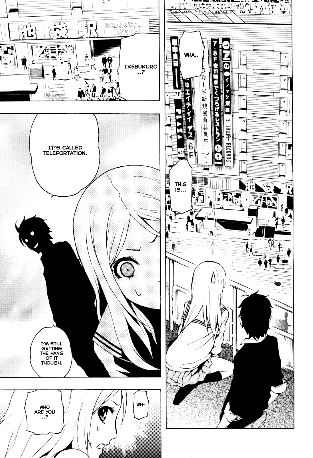 Toukyou ESP Chapter 1 page 55 - Chapter 1: The Girl Who Falls Through Floors