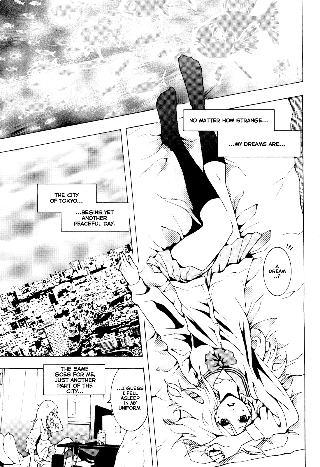 Toukyou ESP Chapter 1 page 8 - Chapter 1: The Girl Who Falls Through Floors