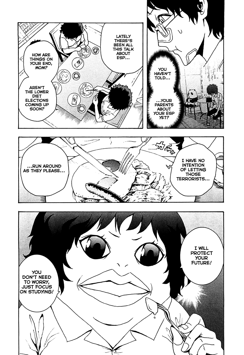 Toukyou ESP Chapter 16 page 2 - Chapter 16: Two-Second Limit Precognition
