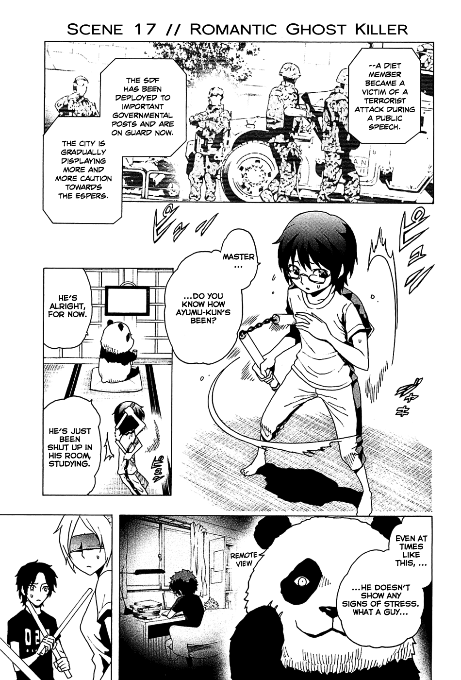 Toukyou ESP Chapter 17 page 1 - Chapter 17: Romantic Ghost Killer