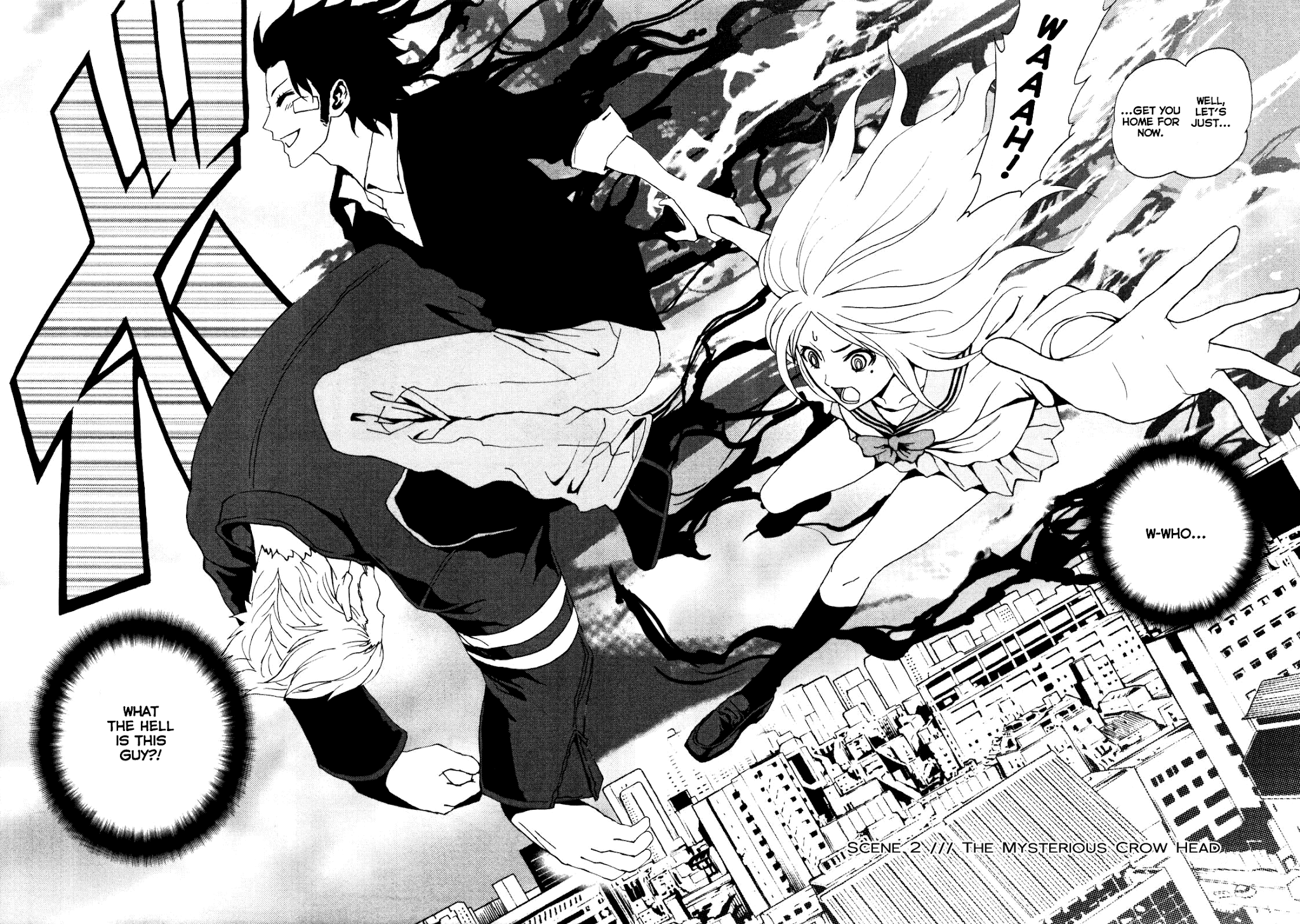 Toukyou ESP Chapter 2 page 2 - Chapter 2: The Mysterious Crow Head