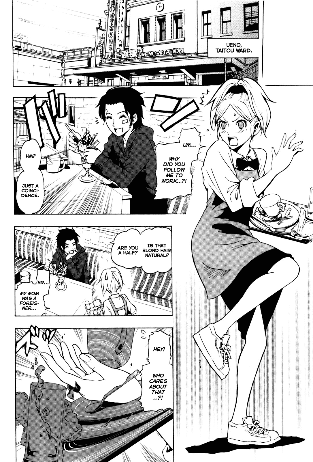 Toukyou ESP Chapter 2 page 7 - Chapter 2: The Mysterious Crow Head