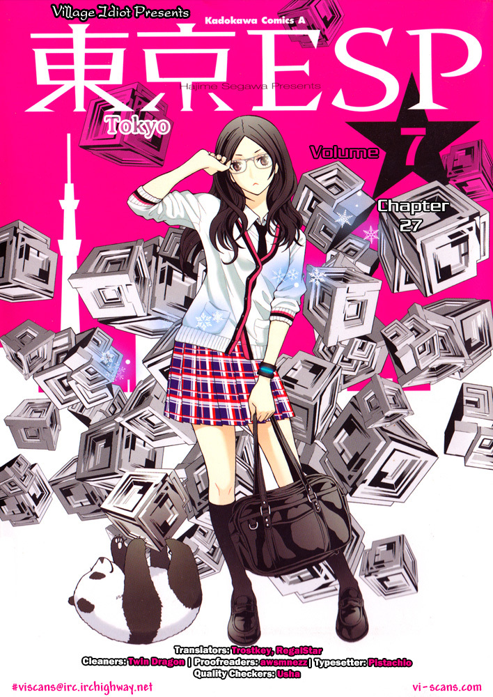 Toukyou ESP Chapter 27 page 1 - Chapter 27: A Coincidental Meeting on the Way to the ESP Academy