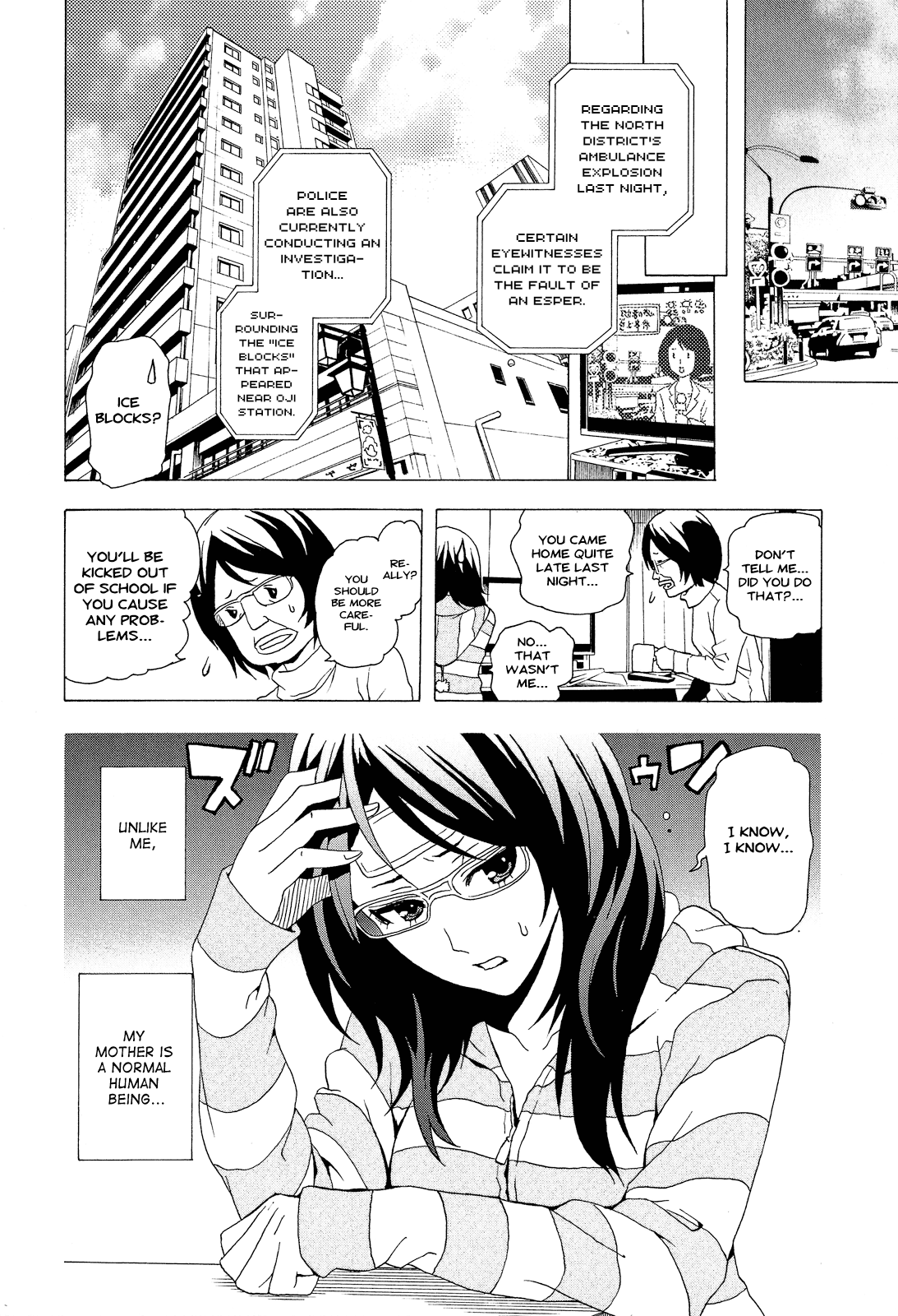 Toukyou ESP Chapter 29 page 5 - Chapter 29: You Caught a Fever, Ice Girl?