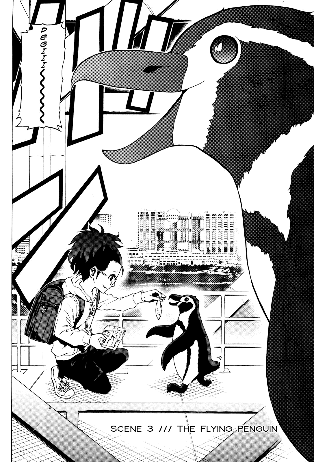 Toukyou ESP Chapter 3 page 1 - Chapter 3: The Flying Penguin