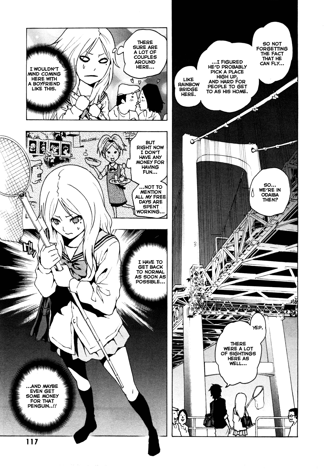 Toukyou ESP Chapter 3 page 14 - Chapter 3: The Flying Penguin