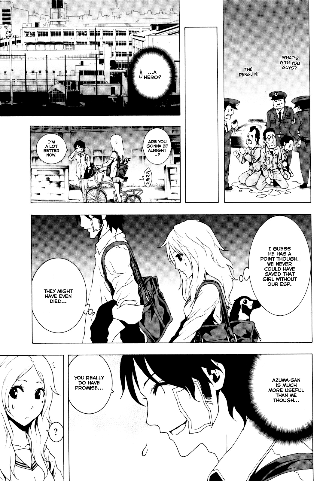 Toukyou ESP Chapter 3 page 37 - Chapter 3: The Flying Penguin