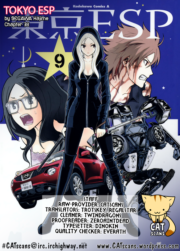 Toukyou ESP Chapter 38 page 1 - Chapter 38: Coastal ESP Flying Car Chase