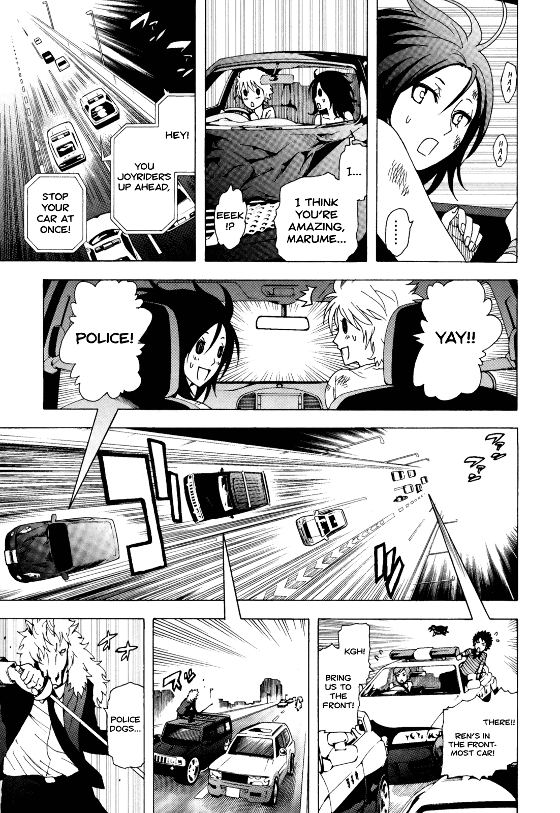 Toukyou ESP Chapter 38 page 13 - Chapter 38: Coastal ESP Flying Car Chase