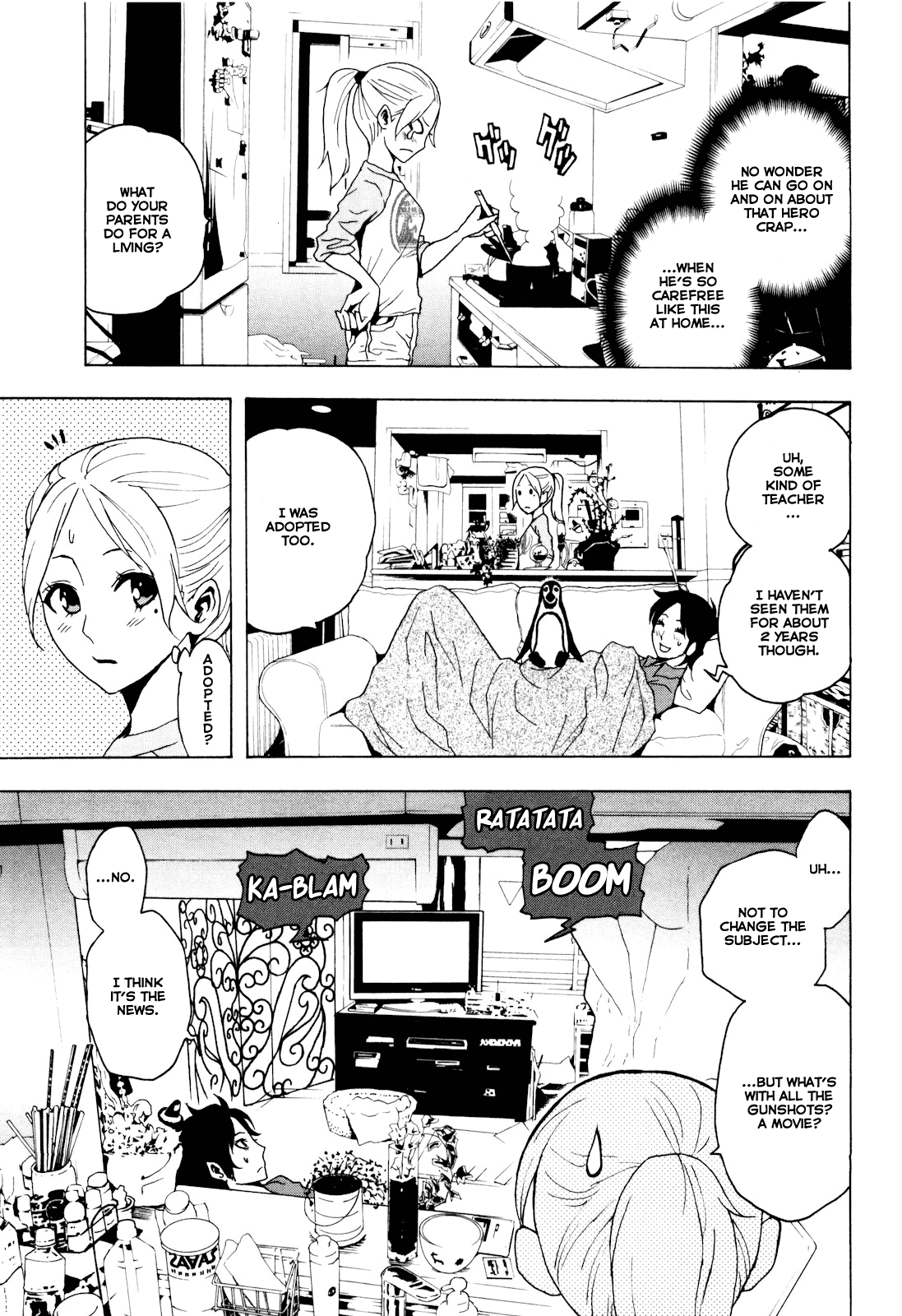 Toukyou ESP Chapter 4 page 11 - Chapter 4: The Fiery Burglars