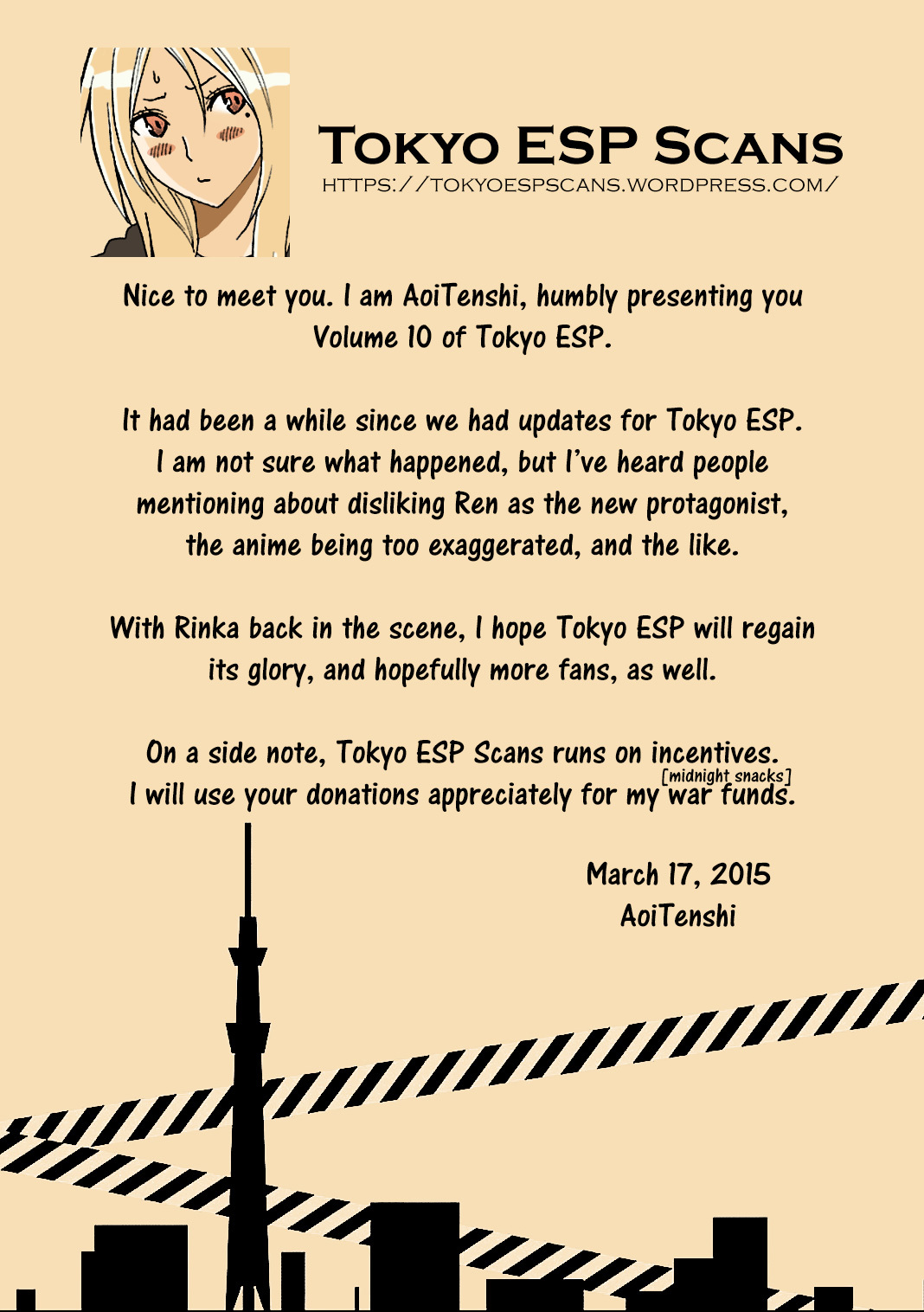 Toukyou ESP Chapter 45 page 42 - Chapter 45: Figher in the Dark