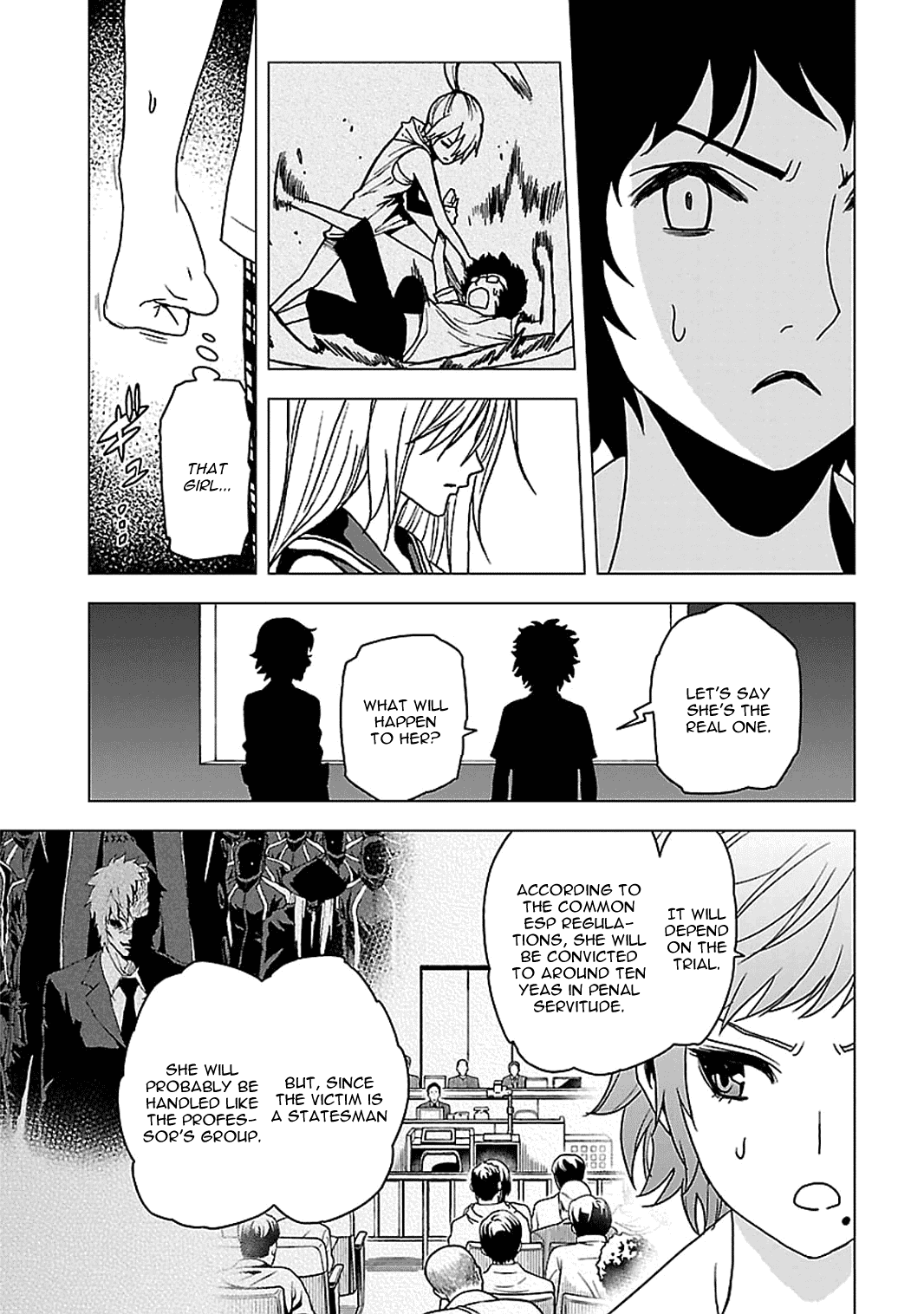 Toukyou ESP Chapter 52 page 13 - Chapter 52: Former HERO Has Finally Been Arrested?