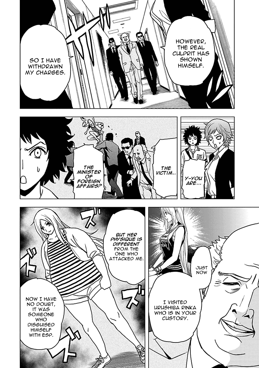 Toukyou ESP Chapter 52 page 22 - Chapter 52: Former HERO Has Finally Been Arrested?