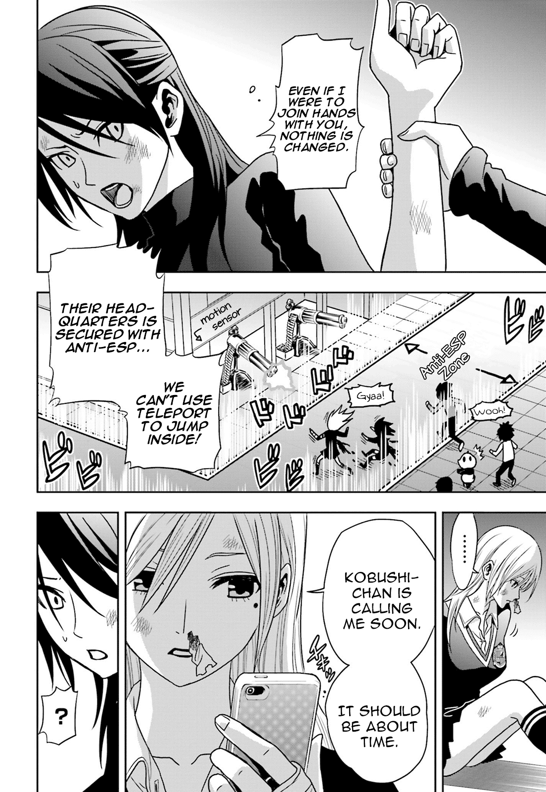 Toukyou ESP Chapter 63 page 18 - Chapter 63: Super Escape: Phantom Thief SISTERS