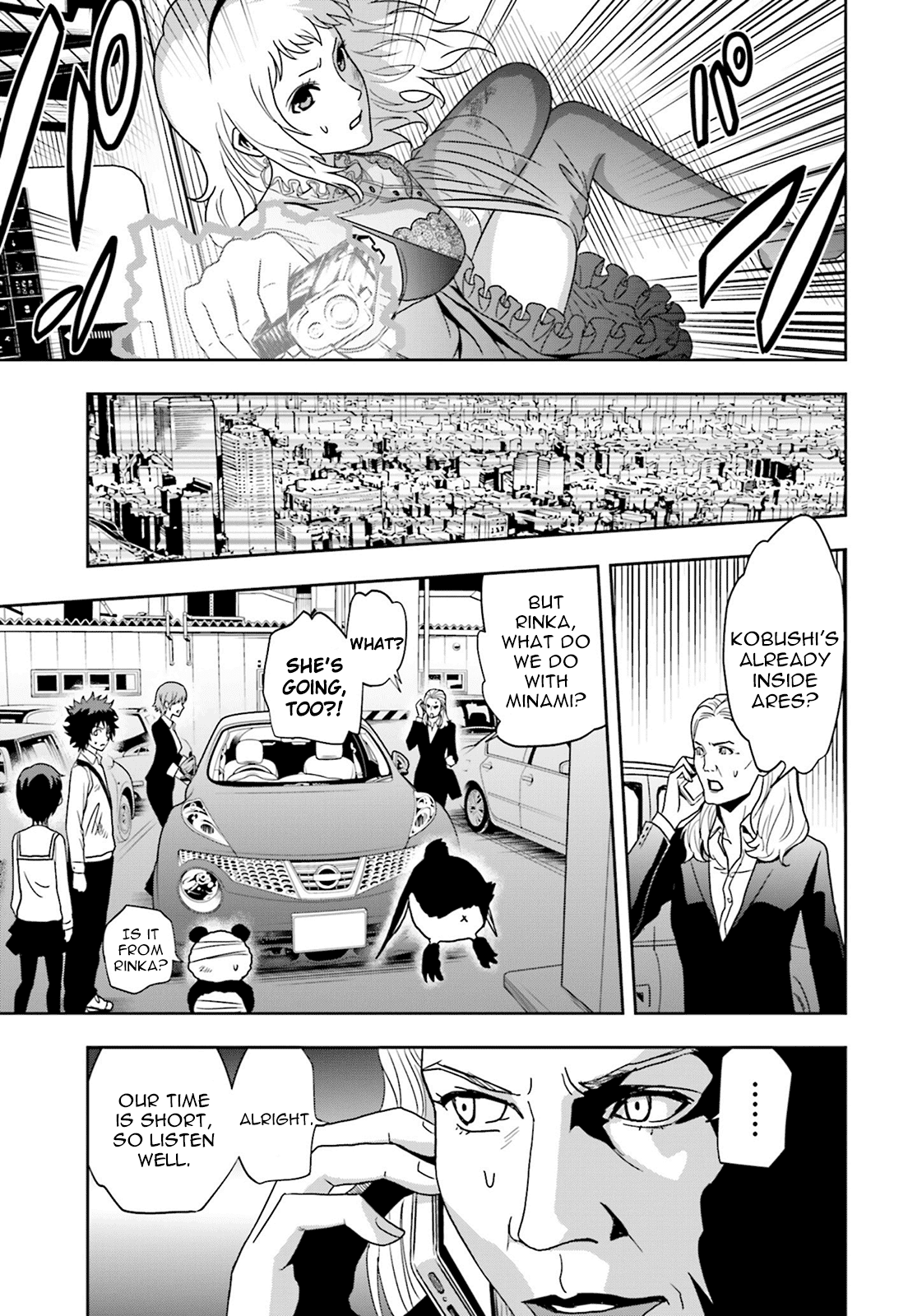 Toukyou ESP Chapter 63 page 21 - Chapter 63: Super Escape: Phantom Thief SISTERS