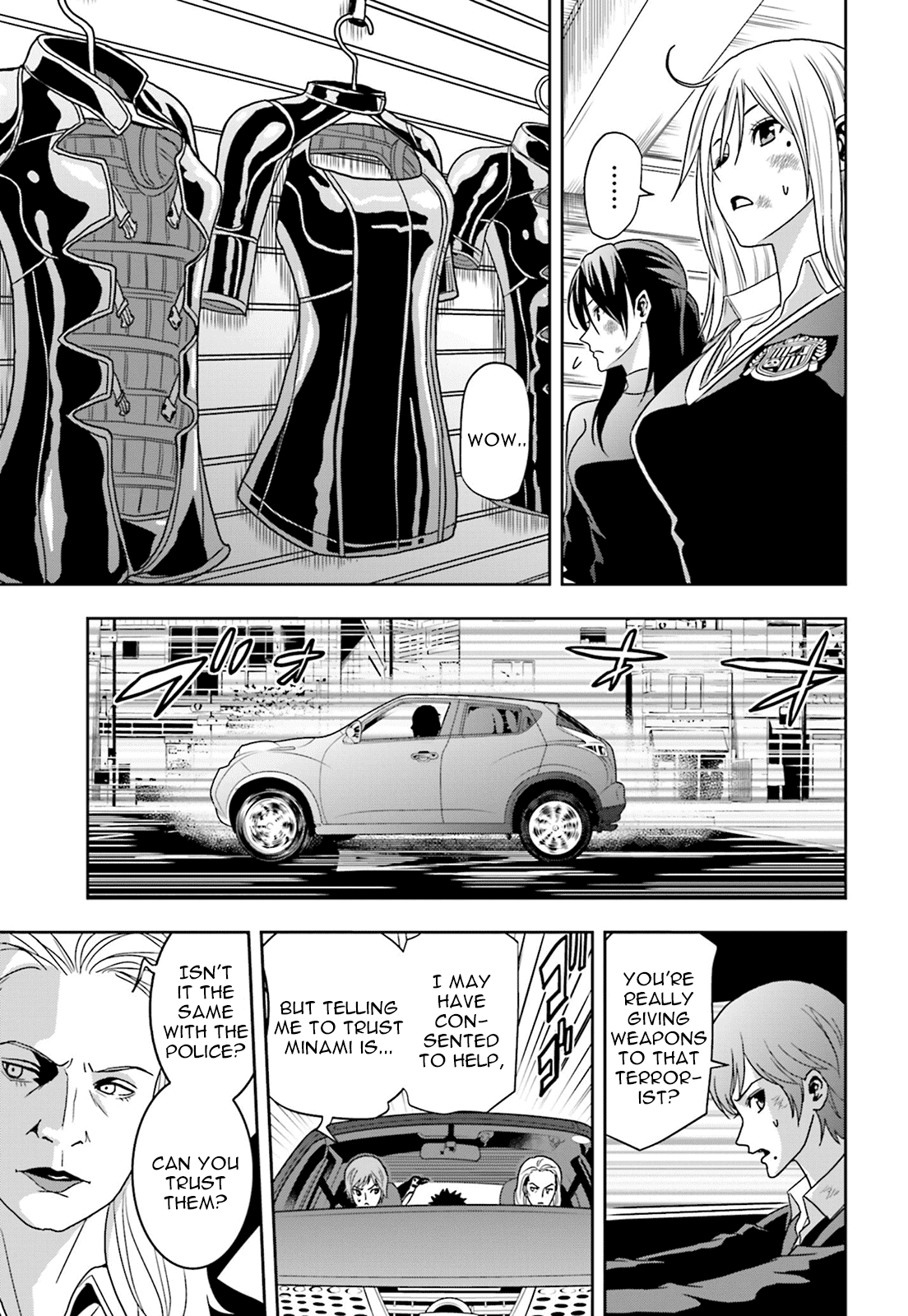 Toukyou ESP Chapter 63 page 23 - Chapter 63: Super Escape: Phantom Thief SISTERS
