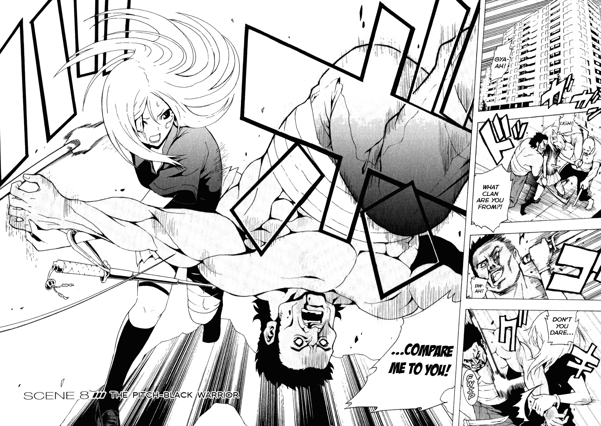 Toukyou ESP Chapter 8 page 1 - Chapter 8: The Pitch-Black Warrior