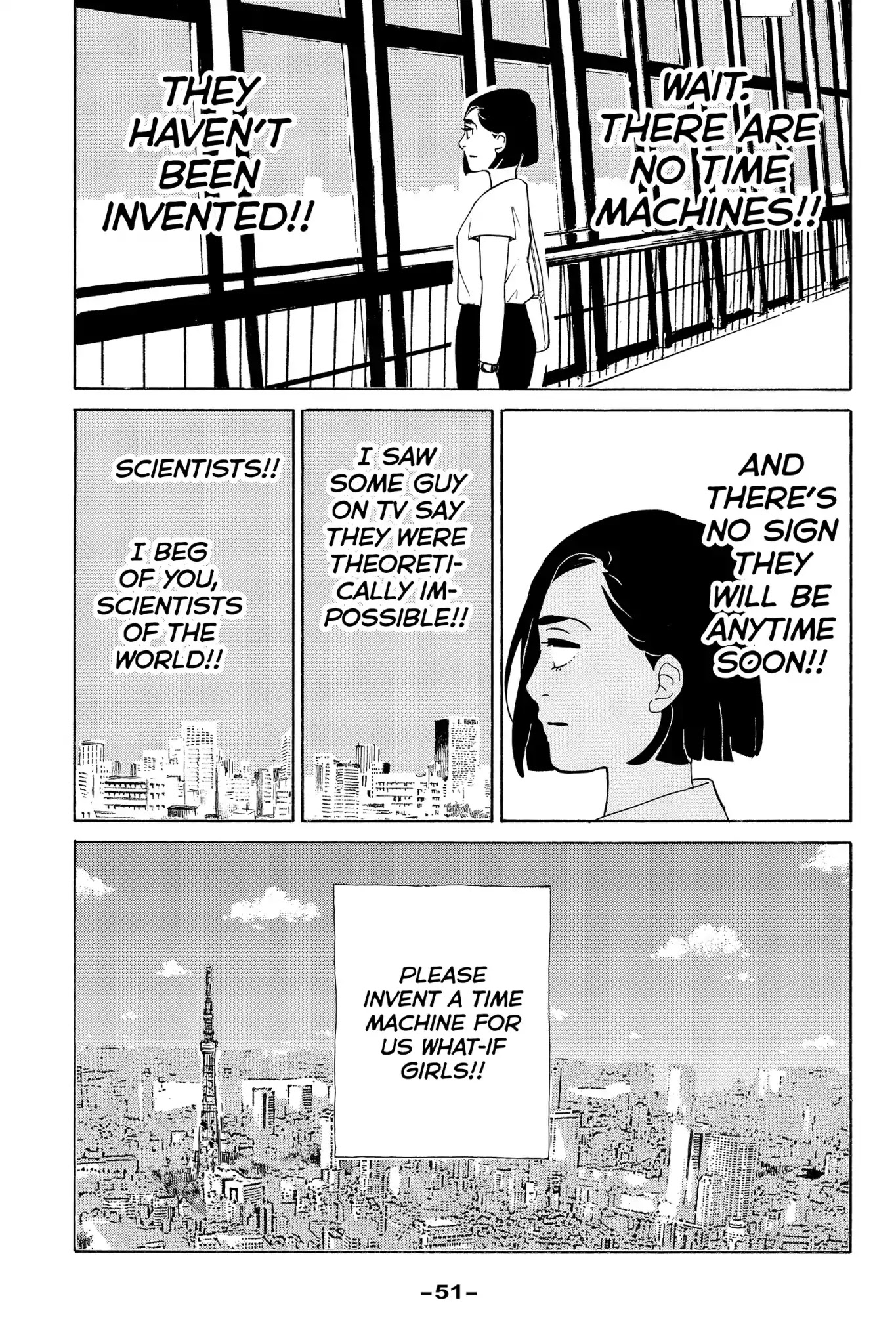 Toukyou Tarareba Musume Chapter 13 page 9 - Chapter 13: Act 13: Time Machine Women