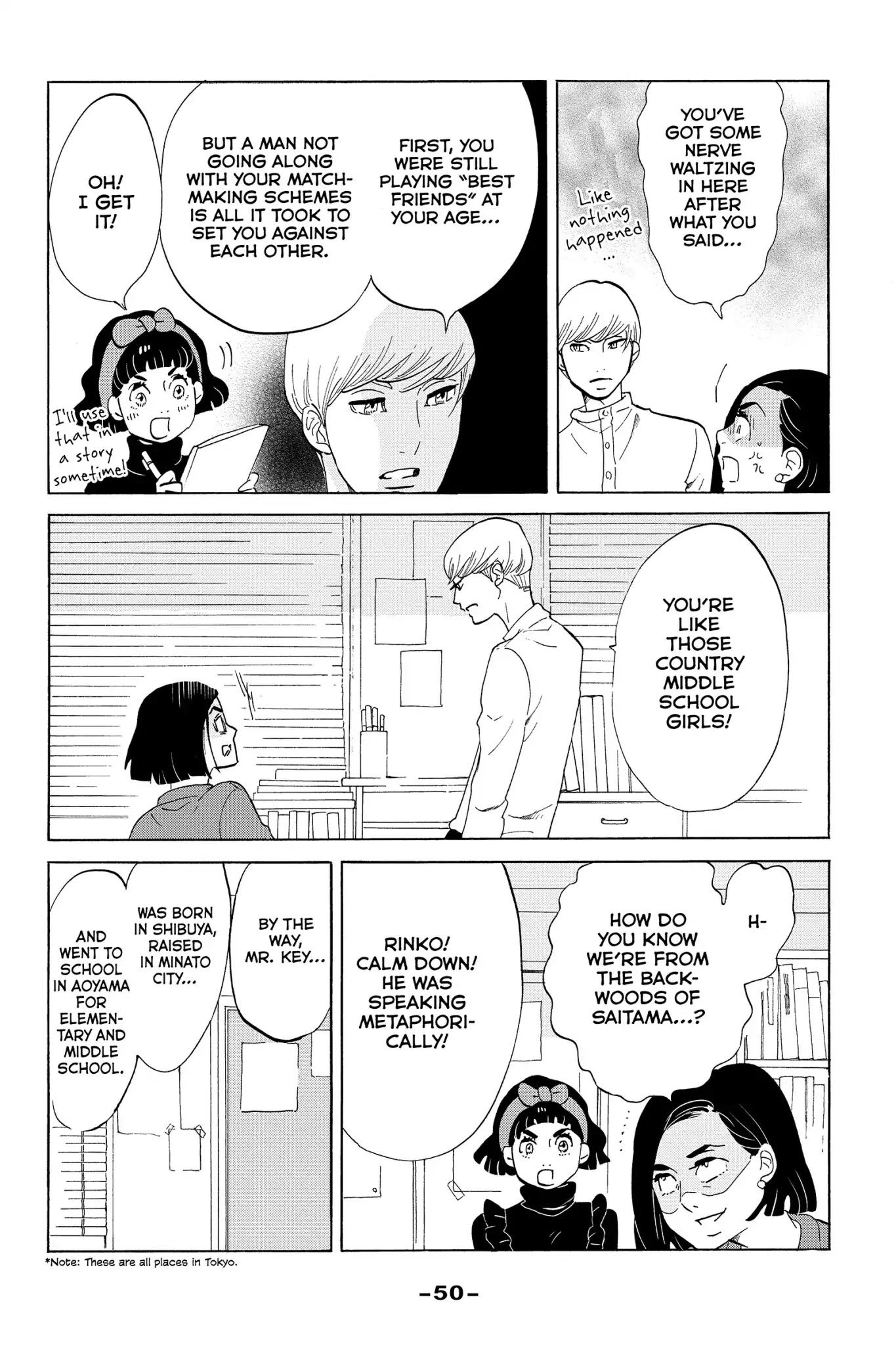 Toukyou Tarareba Musume Chapter 17 page 8 - Chapter 17: Act 17: Pity Party Women