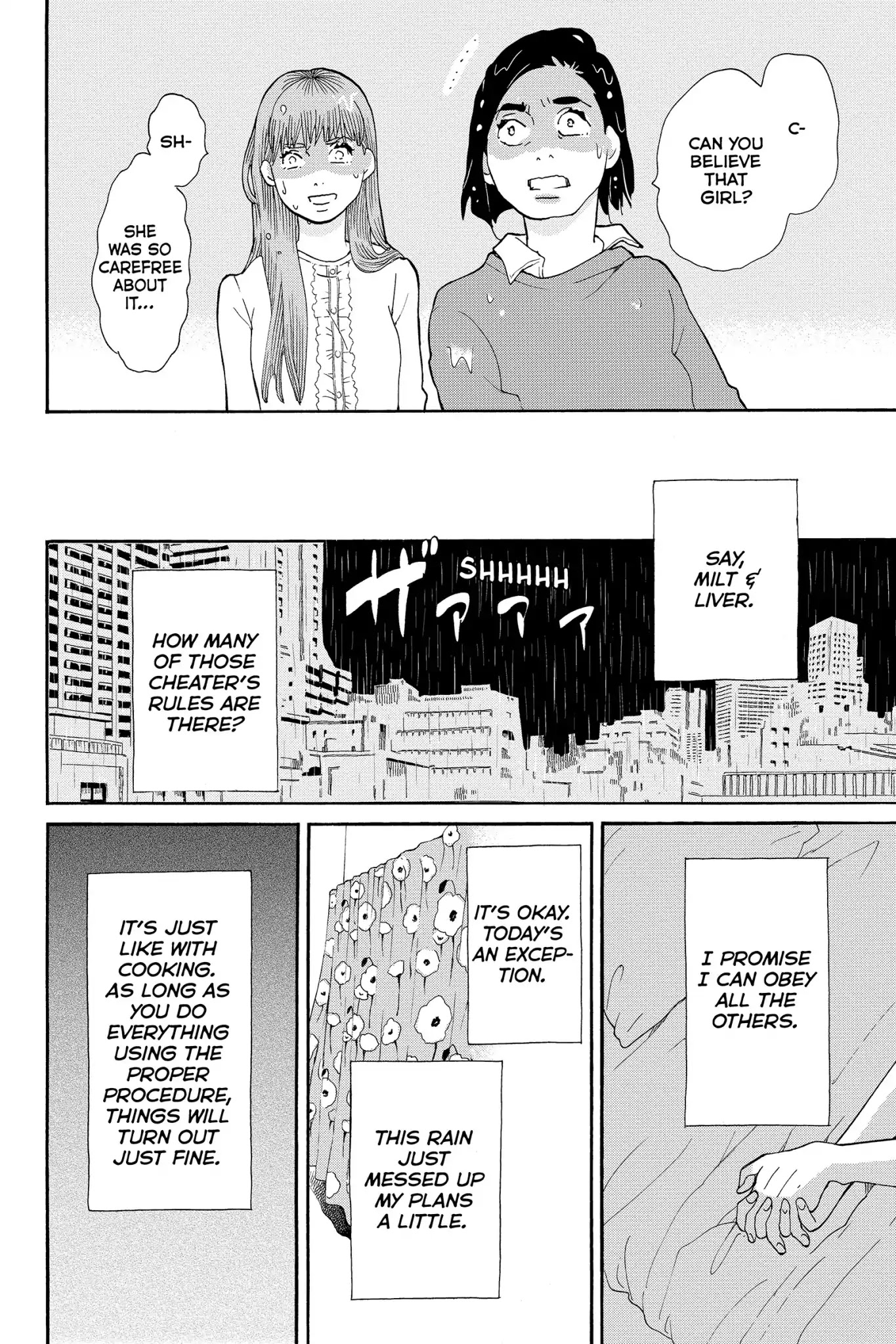 Toukyou Tarareba Musume Chapter 21 page 34 - Chapter 21: Act 21: Stuck to the Pan Woman